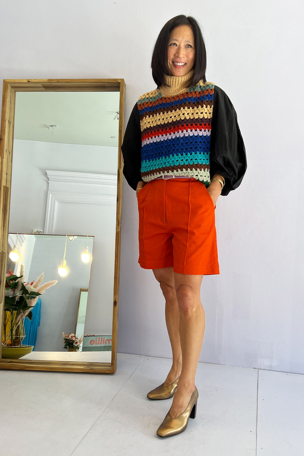 Bellerose- Maleck Bodywarmer: Crochet Stripe