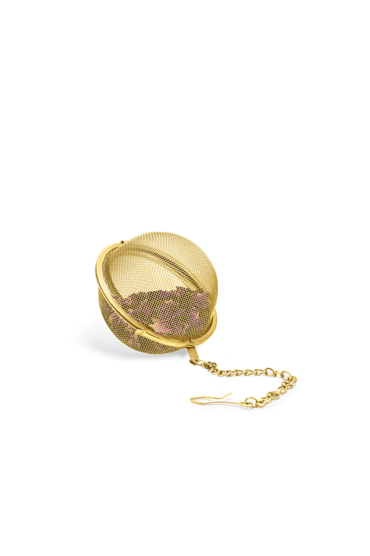 Pinky Up  - Small Tea Infuser Ball: Gold