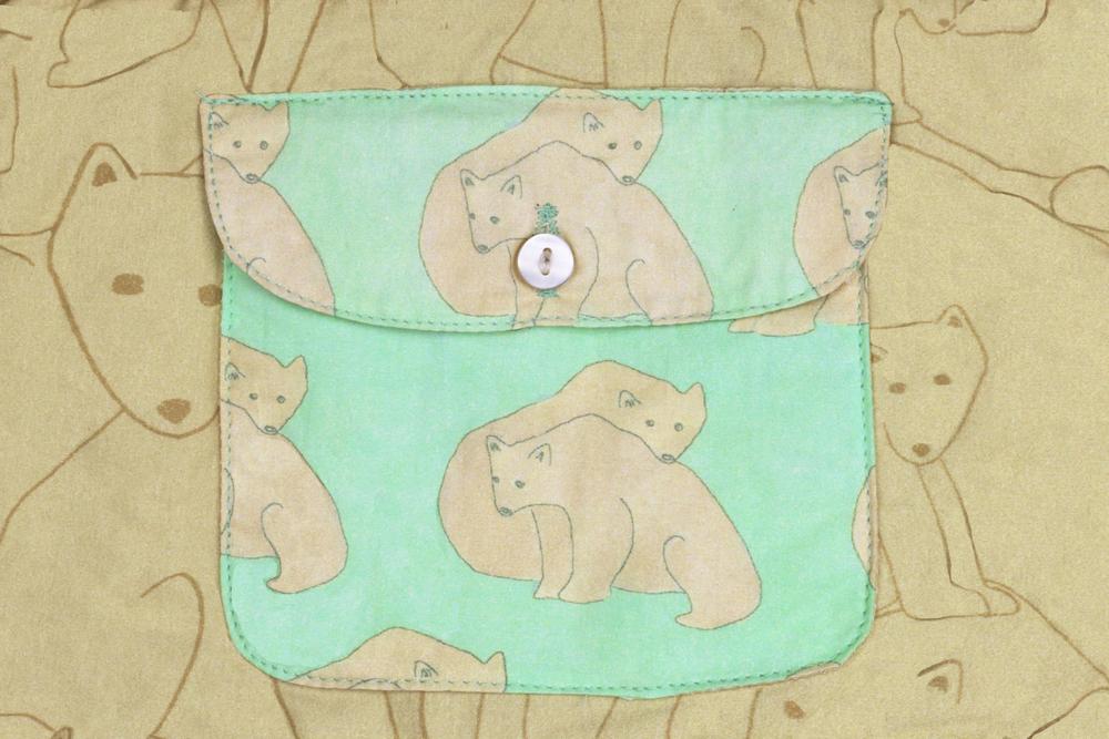Helmstedt - Luna Bag: Green Polar Bear