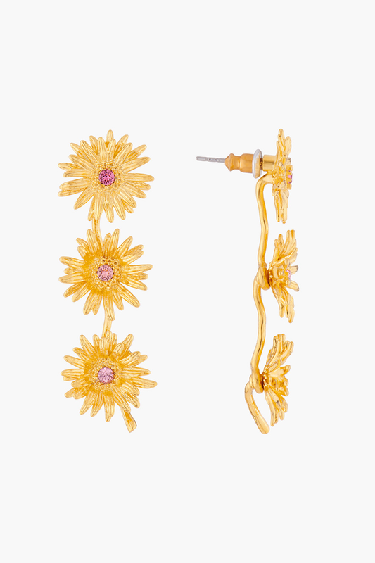 Les Néréides - Sunflower Earrings
