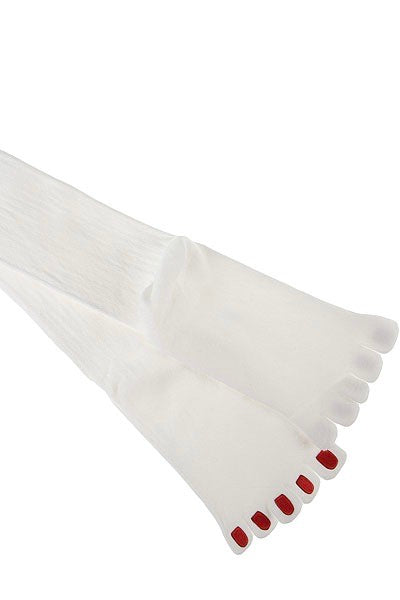 Vivetta- Pedicure Socks: White